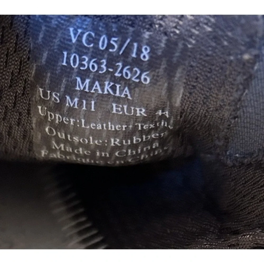 Olukai Men's Makia Slip-on Sneaker‎ Charcoal/Charcoal Size 11 New INSOLES